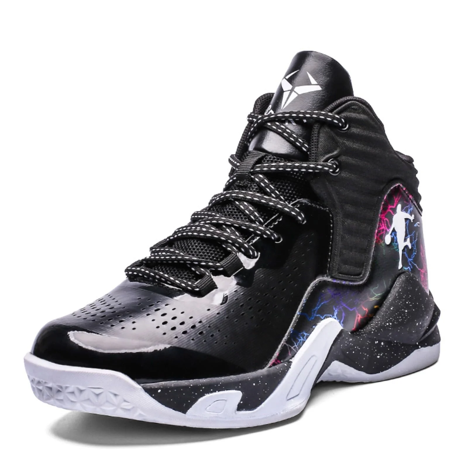 Кросівки для хлопчиків, баскетбольні, легкі, нековзні, дихаючі, фото №1