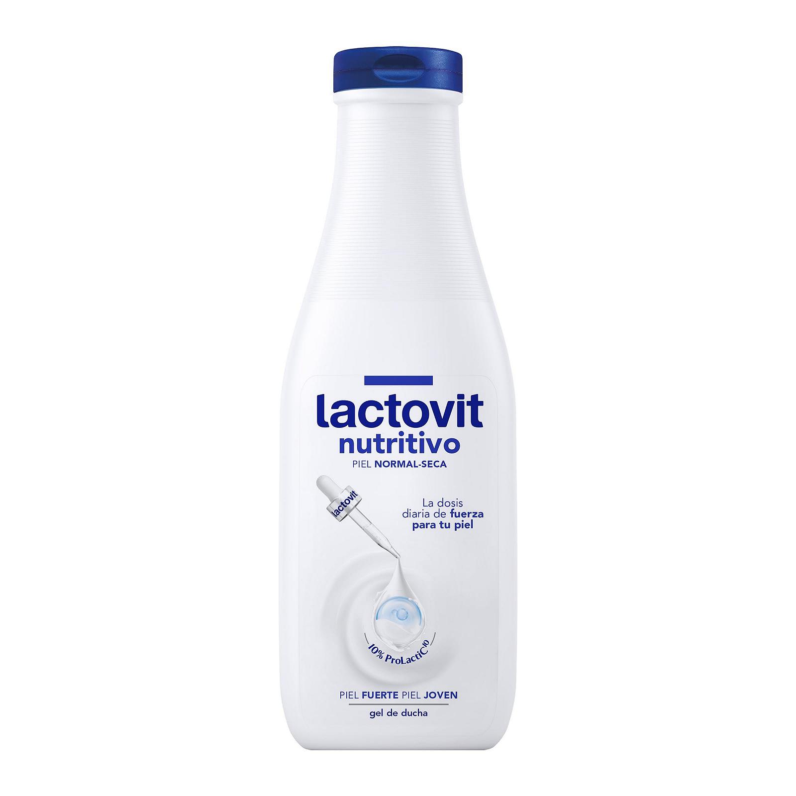 Гель для душа Lactovit Питательный и увлажняющий Prolactic10 550 мл, фото №1
