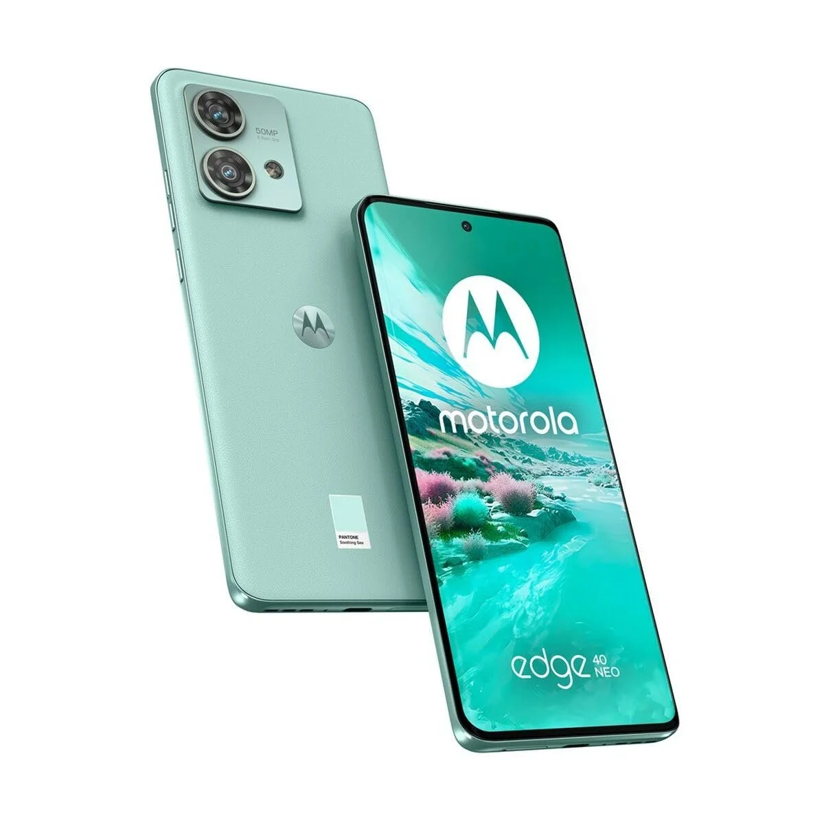 Смартфон Motorola Edge 40 Neo 6.55 дюйма 12GB RAM 256GB Mediatek Dimensity 1050 Mint Blue, фото №1
