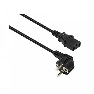 Кабель питания C13 3.0 m Vinga VCPPC75C133BK - Фото 1