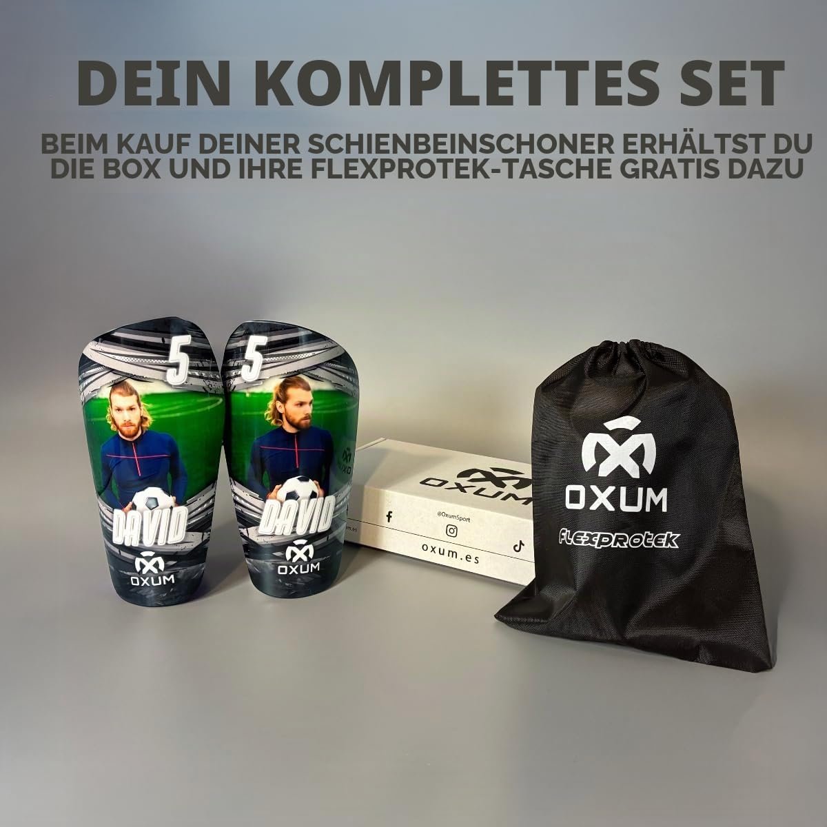 Щитки футбольні Oxum Sports Gama One персоналізовані, фото №5