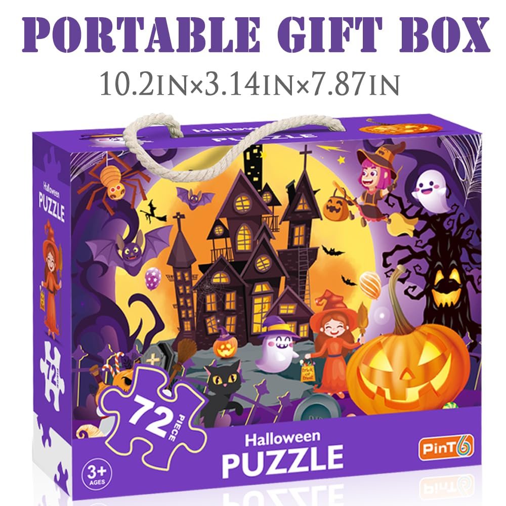 Пазл Halloween Jumbo 72 детали 3-8 лет в подарочной коробке, фото №3