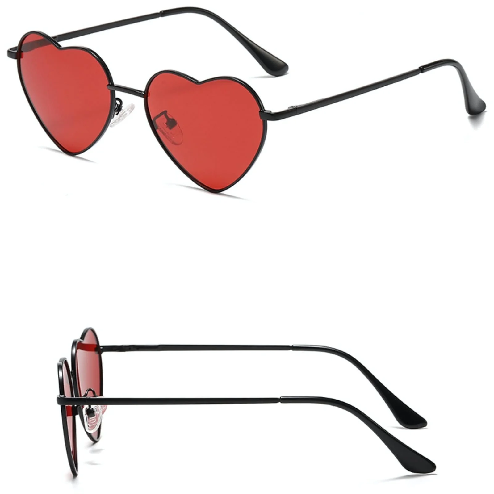 Солнцезащитные очки Сердцевидные WDZAYXC Поляризованные для женщин Винтажные, фото №3