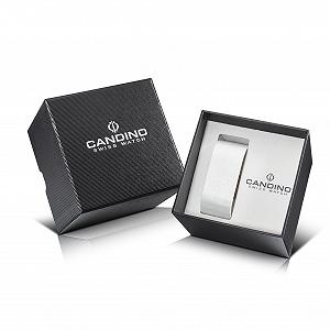 Женские Часы Candino Lady Casual C4772/1 Серебристый корпус, Белый силиконовый ремешок, бежевый ремешок synthetic.ua - Фото 1