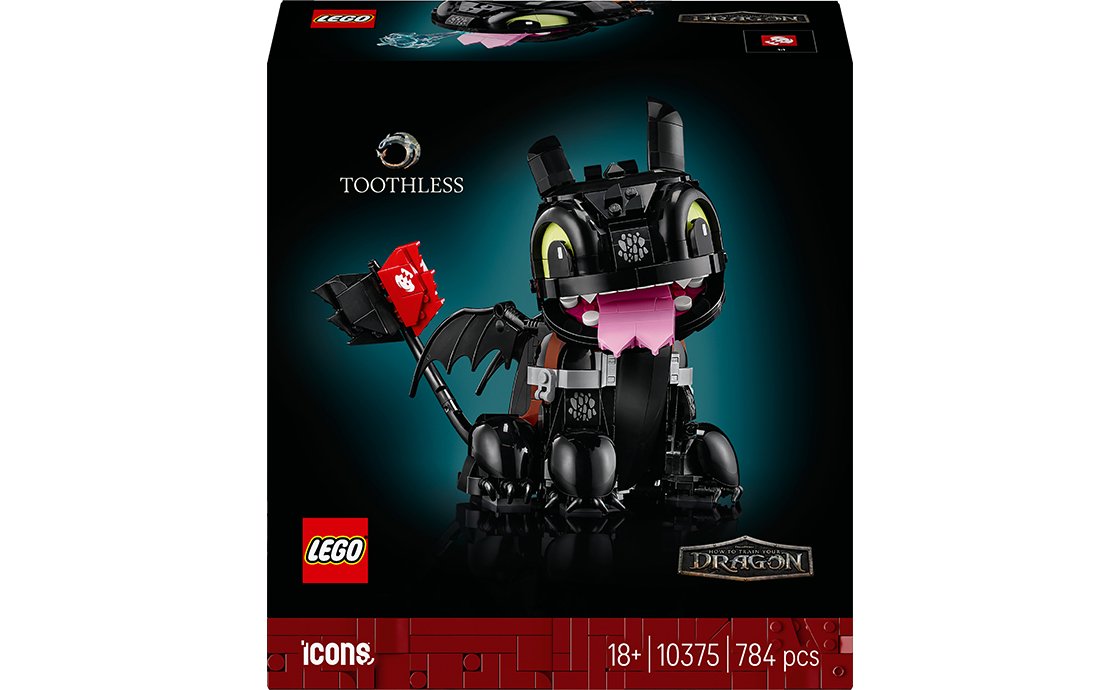 Конструктор Лего LEGO Icons Як приборкати дракона: Беззубик (10375), фото №2