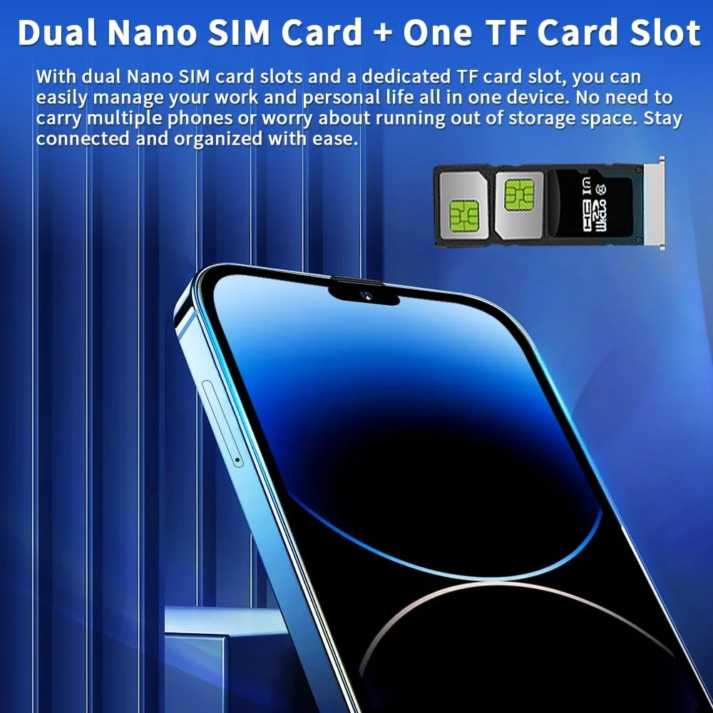 Смартфон JtQtJ JtQ15PM 3G 6.3" HD Dual SIM 16GB Blue, фото №5