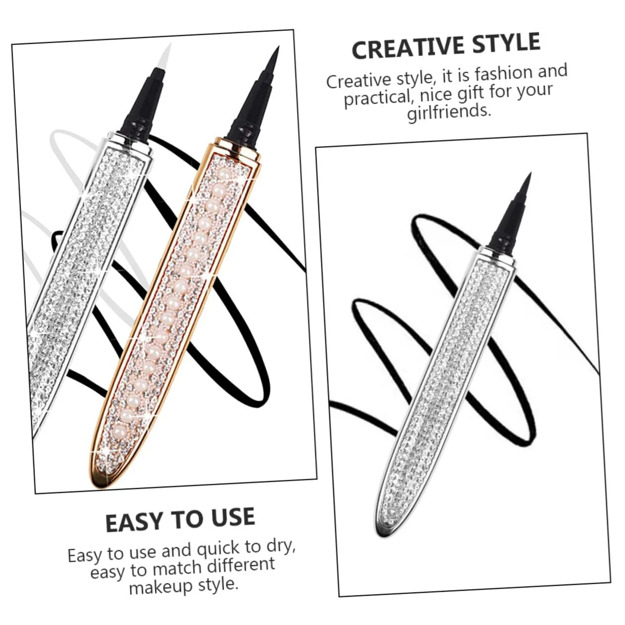 Підводка Diamant-eyeliner FRCOLOR Schwarz (), фото №2