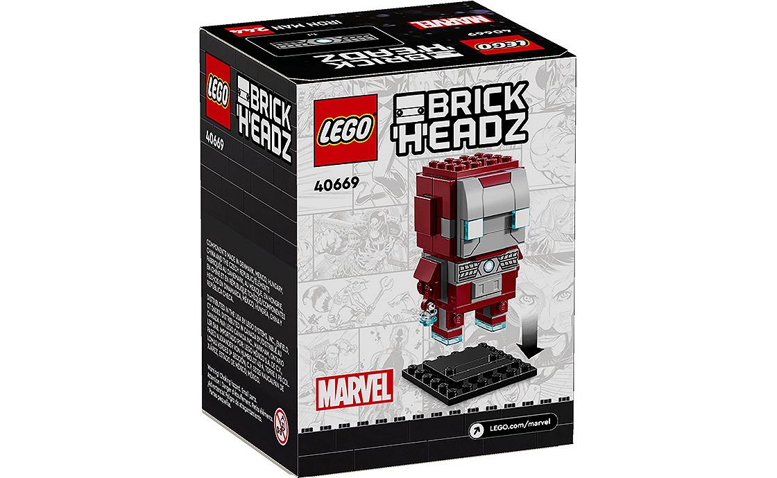 Конструктор Лего LEGO Brick Headz Железный Человек MK5 (40669), фото №3