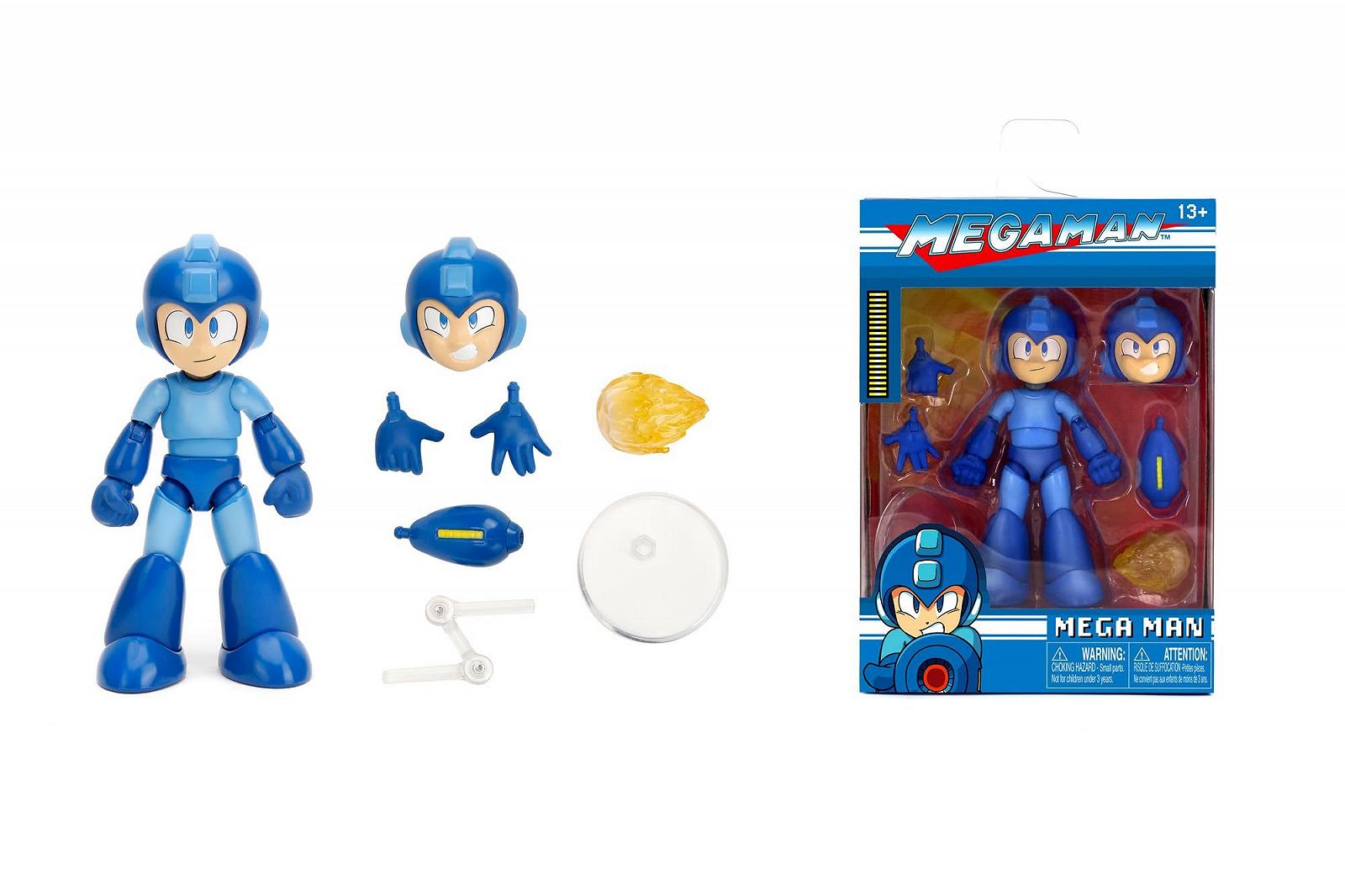 Фігурка Jada Toys Mega Man 11,5 см - рухома колекційна фігурка з серії відеоігор Megaman з альтернативною головою, руками та аксесуарами, фото №5