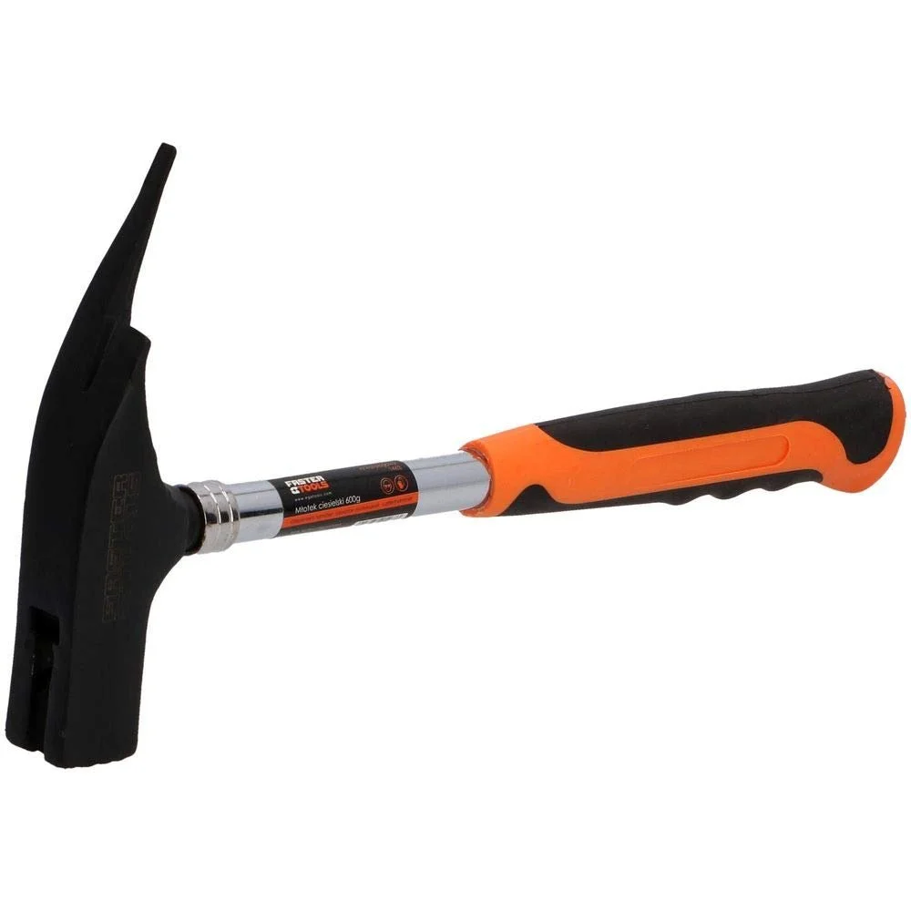 Молоток кровельщика FASTER TOOLS 1463 600 г, эргономичная рукоятка, фото №1