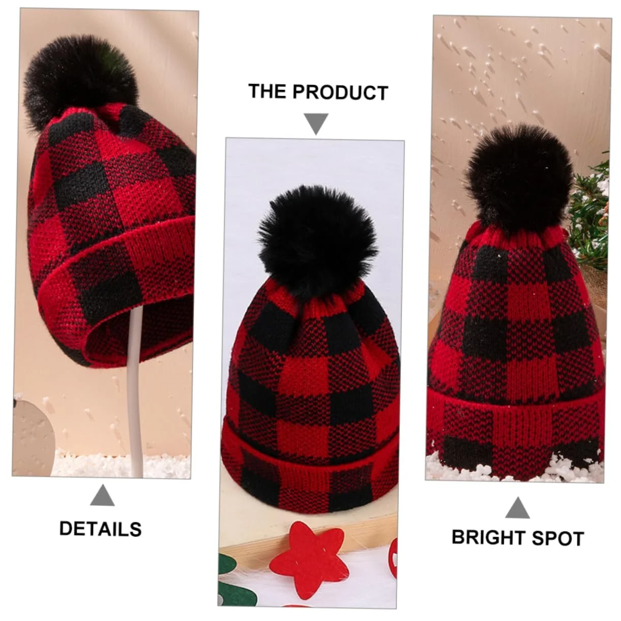 Комплект шапок (3 шт.) Дитяча зимова, фото №2