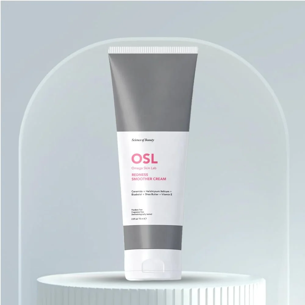Крем OSL Omega Skin Lab OSL Redness Smoother Cream проти почервонінь тонуючий зволожуючий 75 мл, фото №2 Крем OSL Omega Skin Lab OSL Redness Smoother Cream проти почервонінь тонуючий зволожуючий 75 мл, фото №2