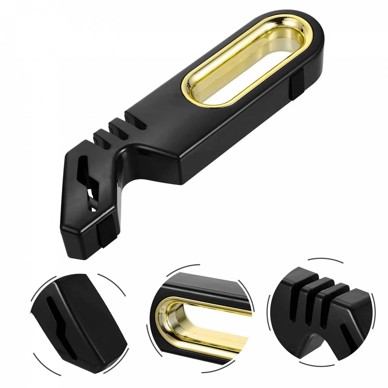 Профессиональная точилка для ножей и ножниц Mobestech Черная, фото №9