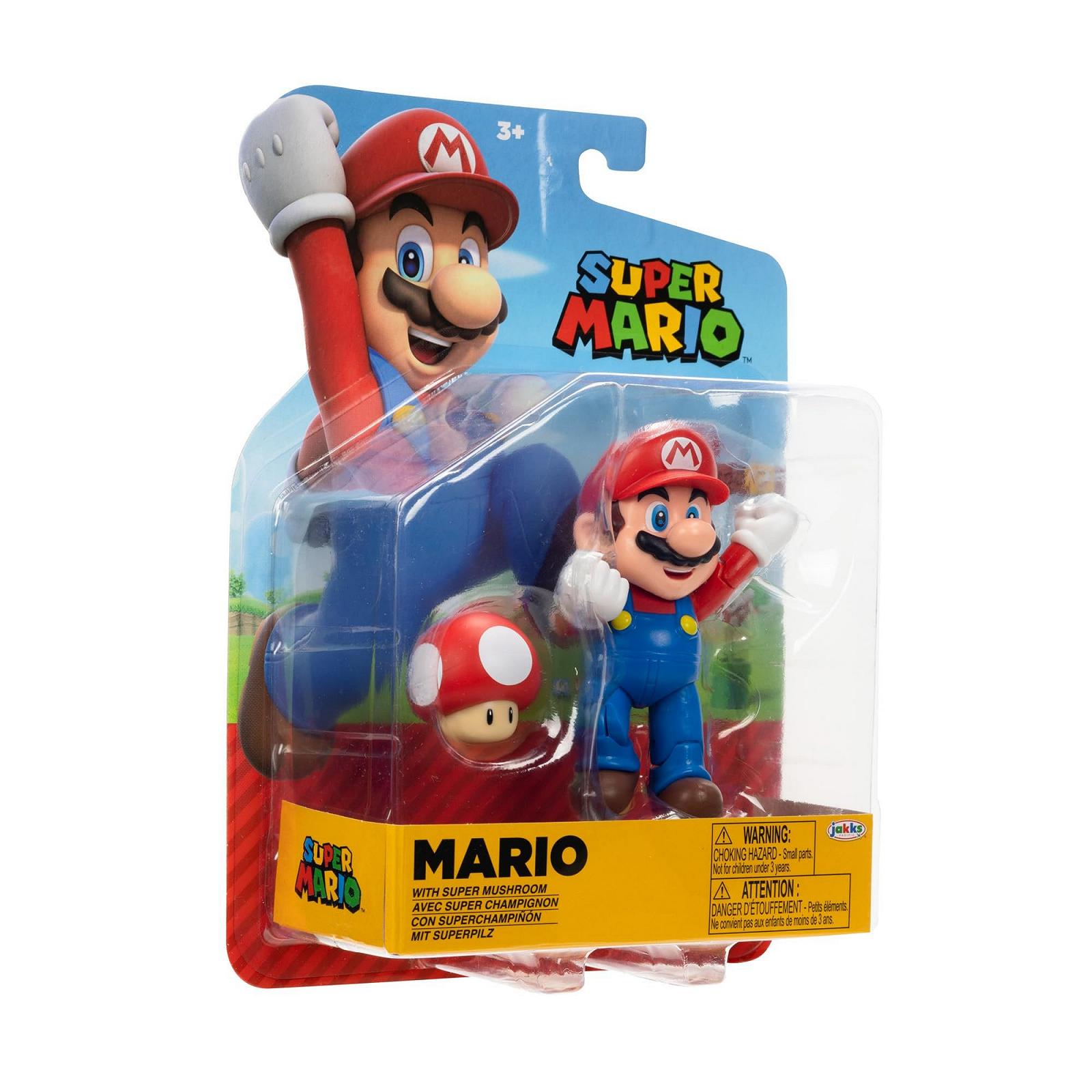 Фігурка Nintendo Super Mario з грибом Power Up 10 см, фото №6