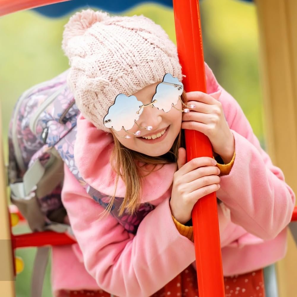 Солнцезащитные очки QYEHF Без оправы Wolke Винтажные, фото №7