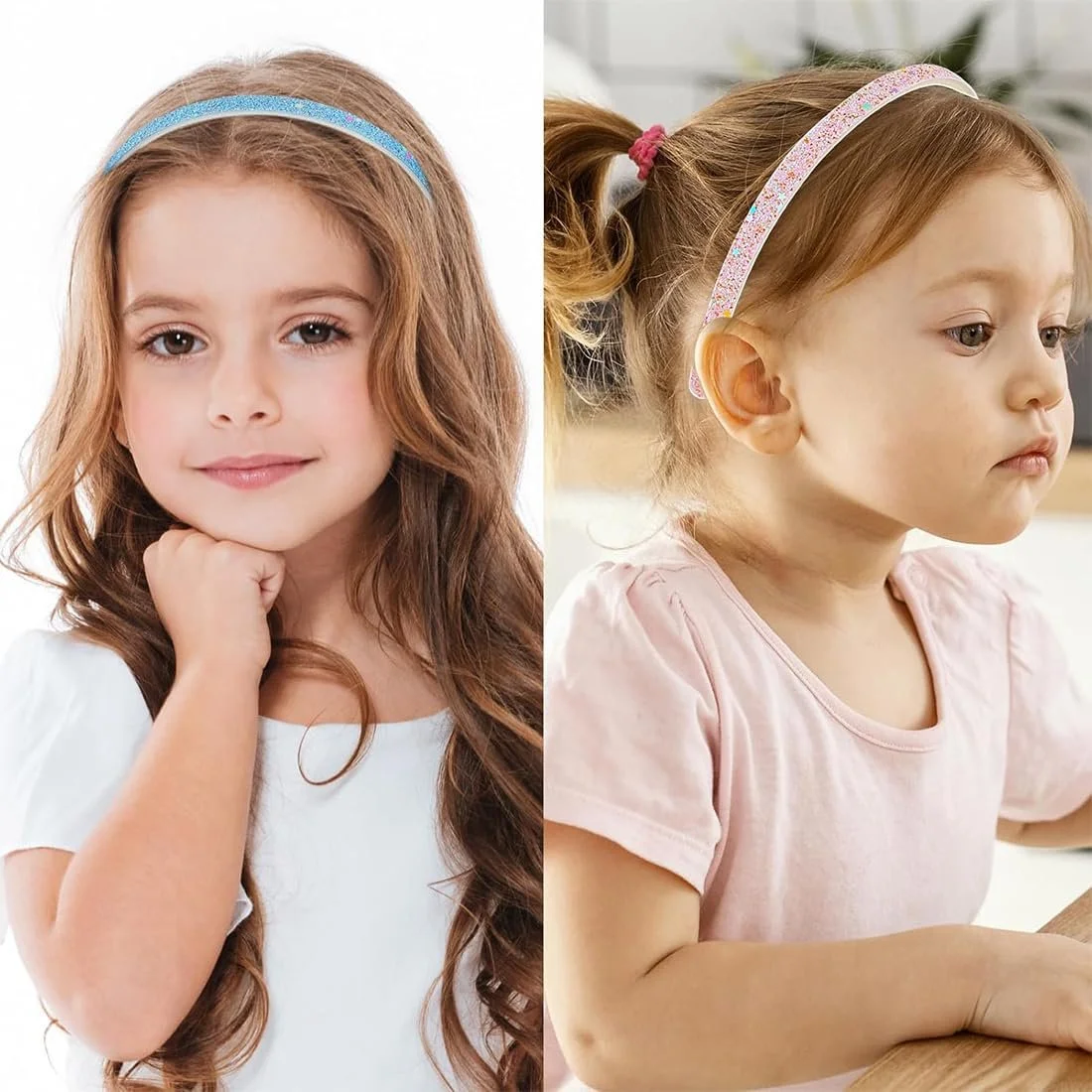 Набір з 5 блискучих обручів для волосся, фото №5