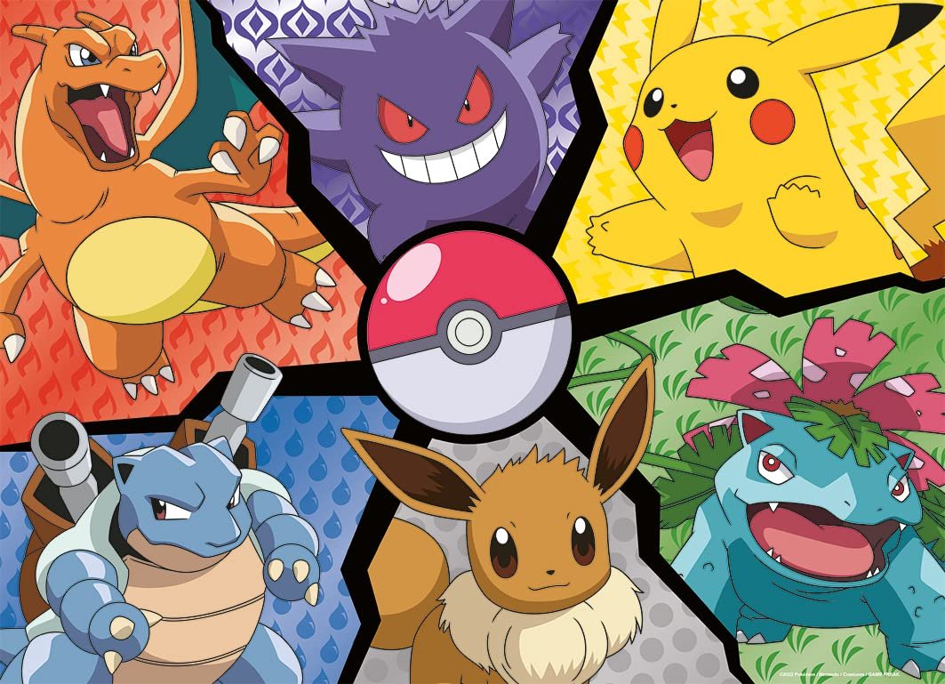 Детский пазл Nathan Pokémon Pikachu, Eevee and Company 86188 100 деталей 6+ лет, фото №2