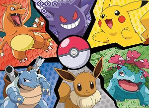 Детский пазл Nathan Pokémon Pikachu, Eevee and Company 86188 100 деталей 6+ лет synthetic.ua - Фото 1