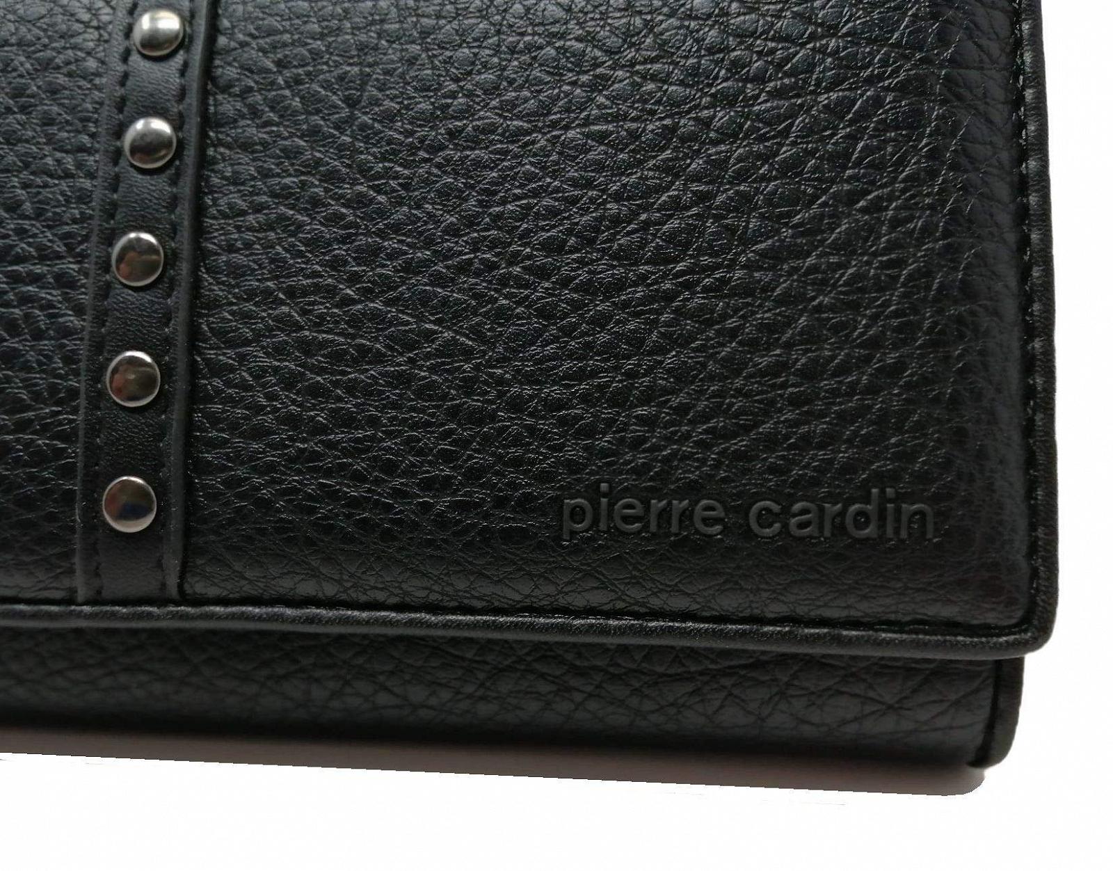 Кошелек Pierre Cardin Женский Большой Вместительный Из искусственной кожи Черный Классический, фото №7