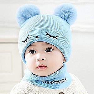 Дитяча зимова шапка для дівчаток, тепла мила synthetic.ua - Фото 1