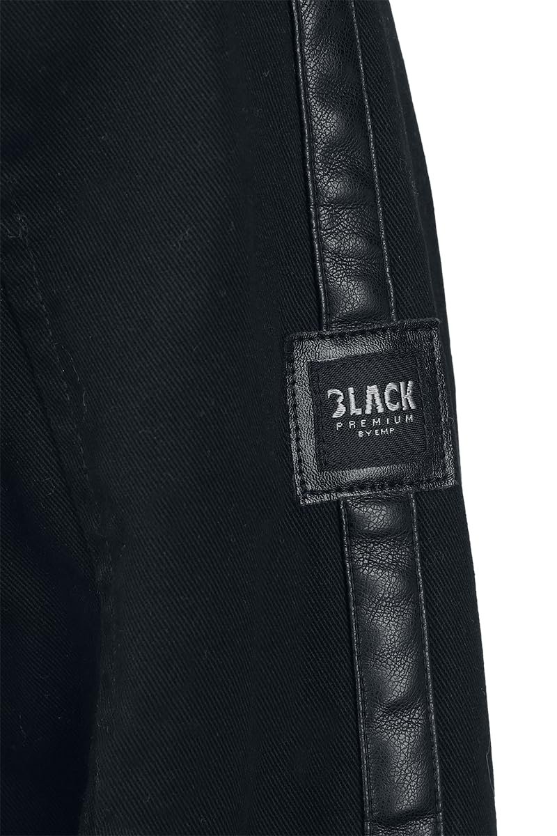 Женская зимняя куртка Black Premium by EMP Черный со съемным воротником из искусственного меха, фото №6