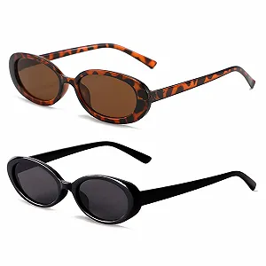 Сонцезахисні Окуляри Овальні FeiOne 2шт Різнокольорові - Фото 1