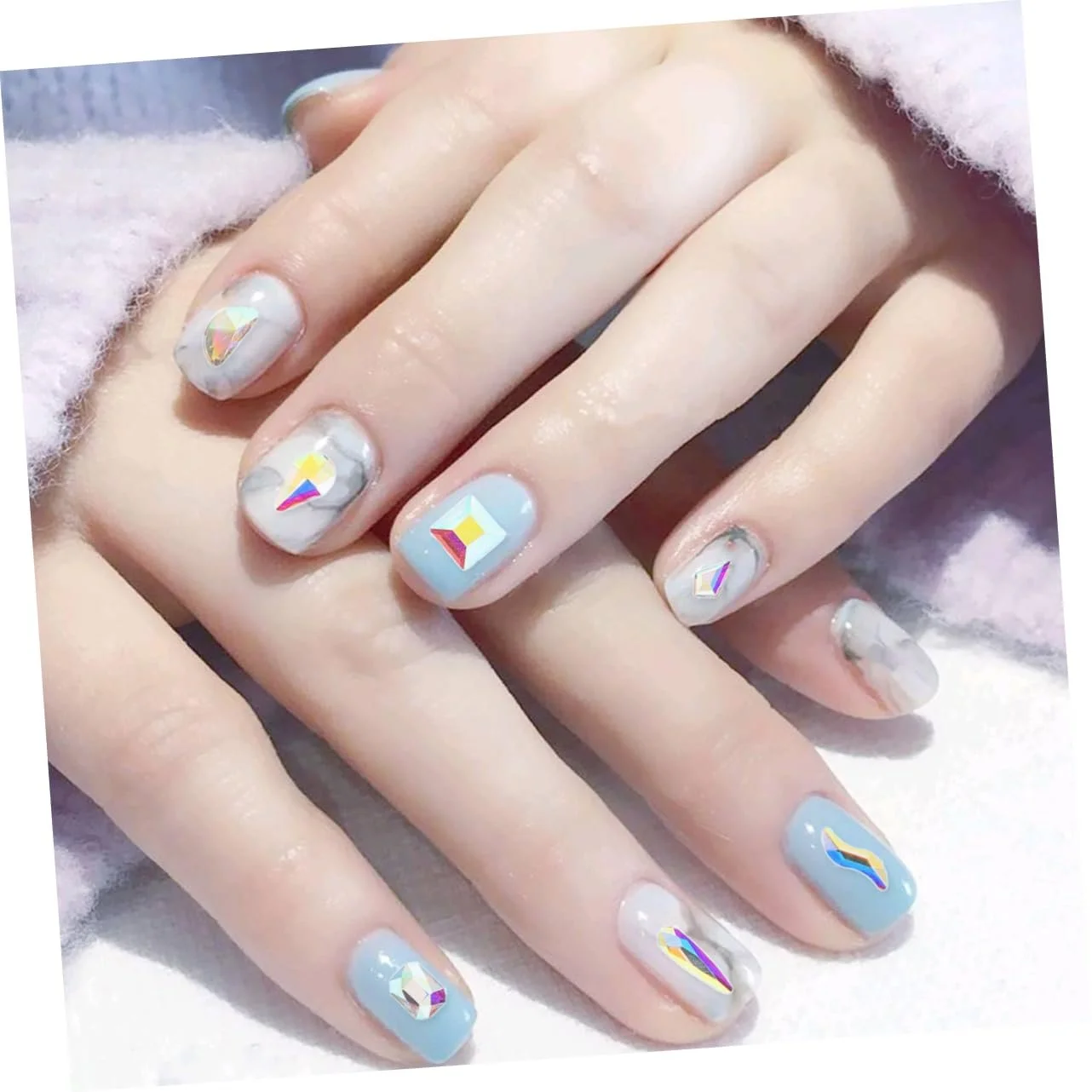 Стразы Плоские FRCOLOR 100 шт., Разные формы, фото №8