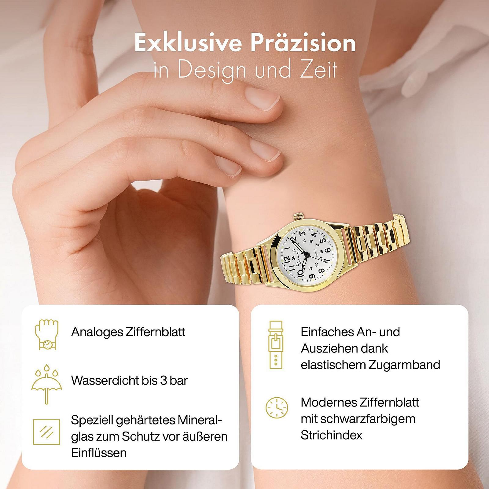 Женские часы Just Watch Lumina, стальной браслет, легко читаемые, 27.5 мм, 14 мм, люминесцентные стрелки, 24-часовой дисплей, фото №3 Женские часы Just Watch Lumina, стальной браслет, легко читаемые, 27.5 мм, 14 мм, люминесцентные стрелки, 24-часовой дисплей, фото №3