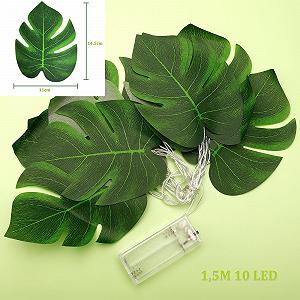LED Гирлянда ENLACE Palm Leaf 1,5 метра, 10 лампочек, на батарейках synthetic.ua - Фото 1