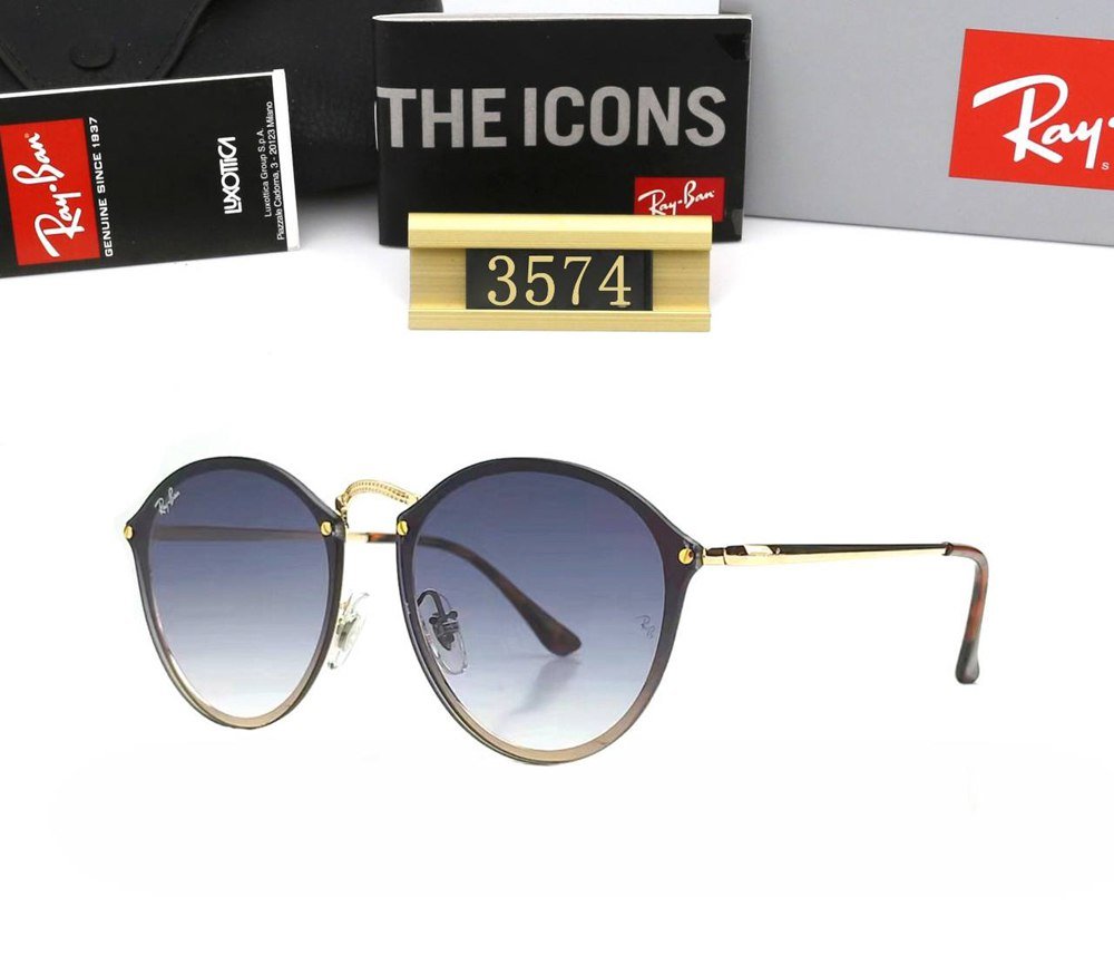 Сонцезахисні жіночі окуляри Ray Ban UV400 Сірі, фото №2 Сонцезахисні жіночі окуляри Ray Ban UV400 Сірі, фото №2