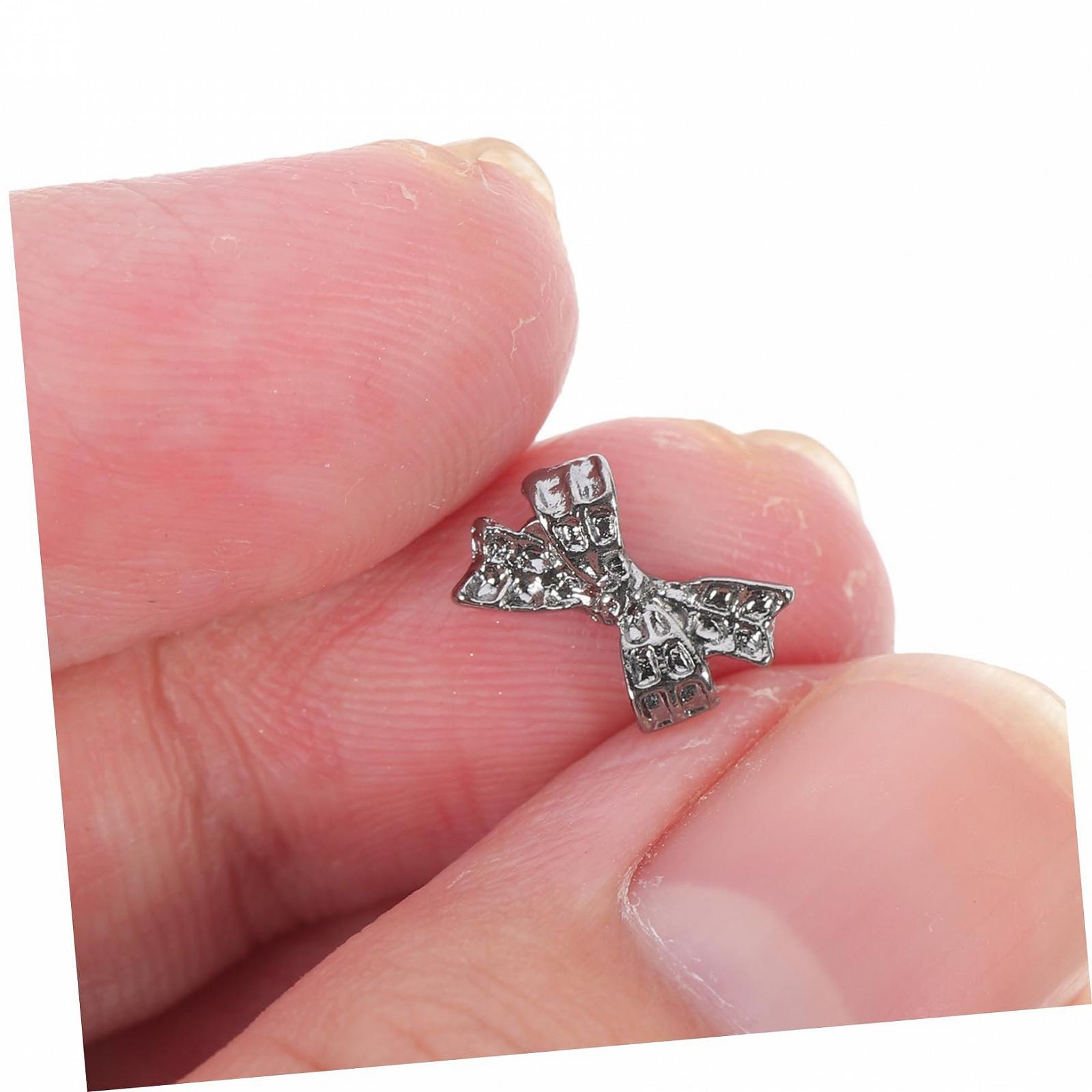 Прикрасы для ногтей в стиле панк 30 шт. Винтажные металлические украшения для дизайна ногтей, включая сердце, крест и череп для творческого маникюра, фото №2