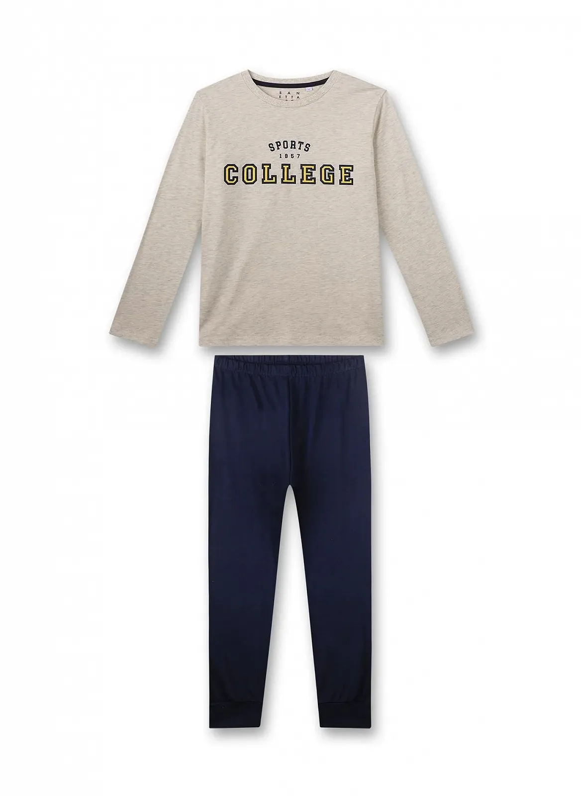 Піжама Sanetta Довга Бежевий, фото №1 Піжама Sanetta Довга Бежевий, фото №1