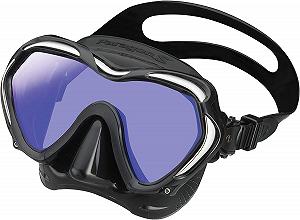 Маска для дайвінгу TUSA Paragon S Однолінзова UV-фільтр Professional (M1007S) Чорний - Фото 1