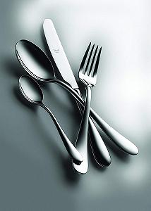 Набір столових приборів Mepra Natura Ice, з 24 предметів, срібний synthetic.ua - Фото 1