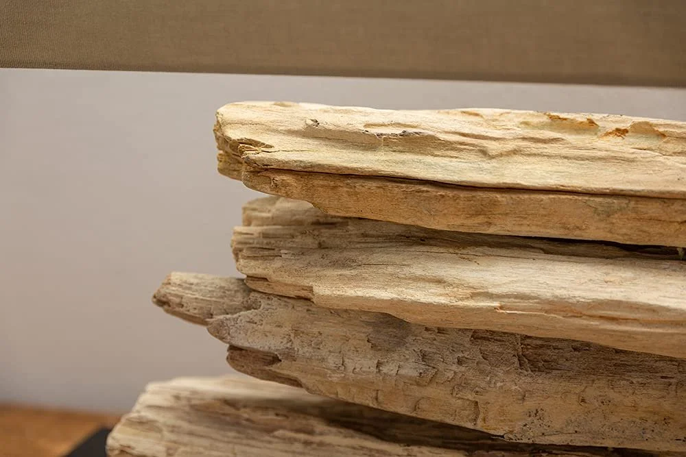 Настільна лампа invicta INTERIOR Riverine Large Handmade Driftwood Бежева, фото №6