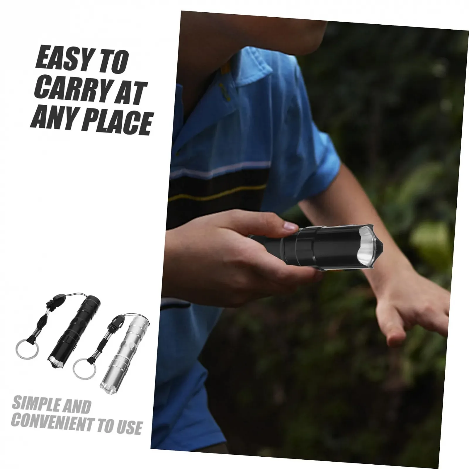 Світлодіодний ліхтар Портативний Водонепроникний Аварійний (2 шт. в комплекті), фото №4