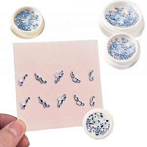 Стрази для нігтів Zalati Багаторозмірні форми для DIY прикраси - Фото 1