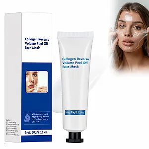 Маска для лица против морщин, увлажняющая коллагеновая маска ночная, осветляющая и восстанавливающая маска против веснушек для всех типов кожи - Фото 1
