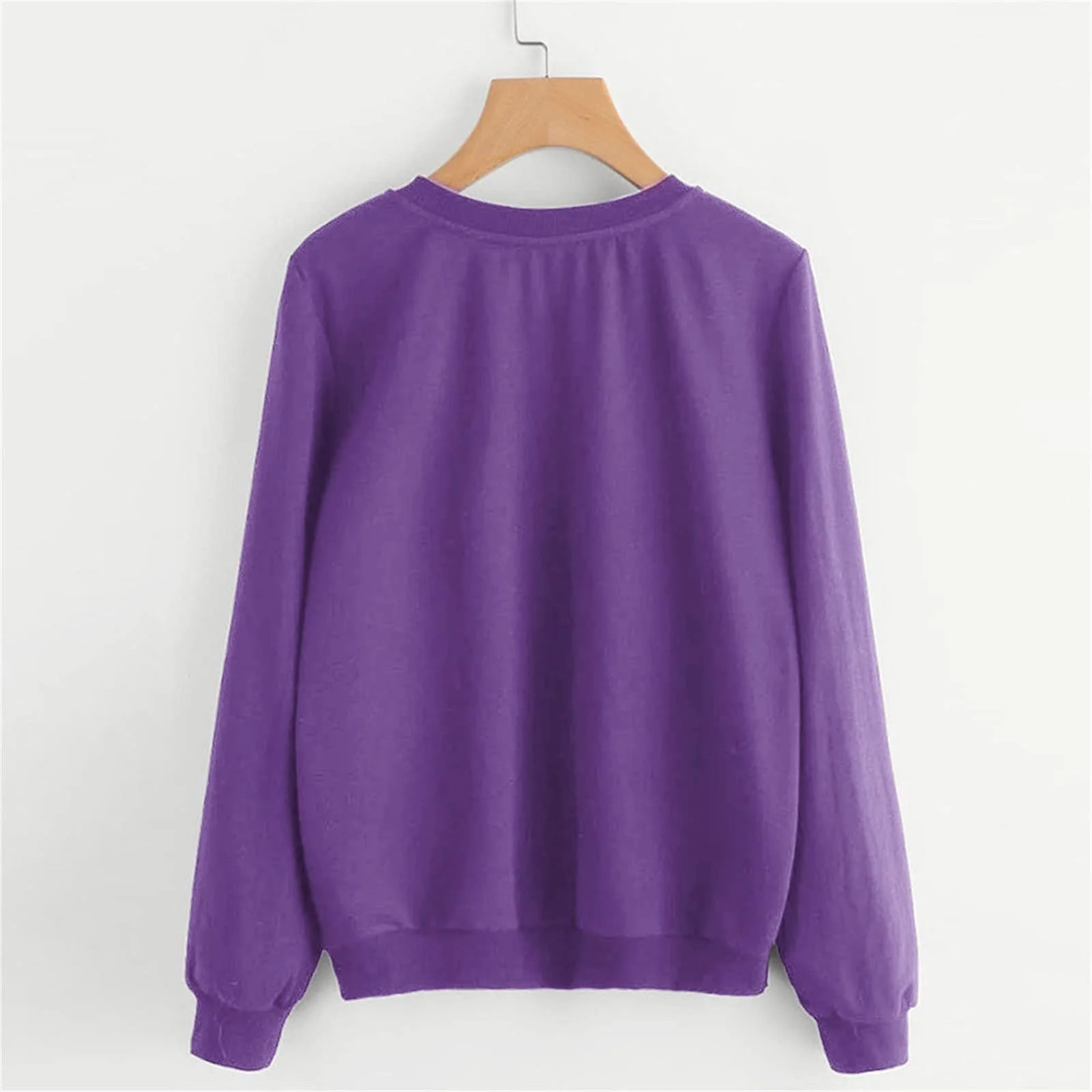 Женский Свитшот Винтажный стиль Принт котенка Модный свободный крой Длинный рукав Графический Трендовый Аккуратный Удобный Колледж Милый Аниме Y2K Персонализированный, фото №5