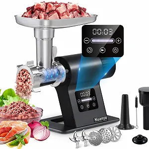 Электрическая мясорубка Huanyu 2000 Вт Touchscreen 2 Blades 3 Plates - Фото 1