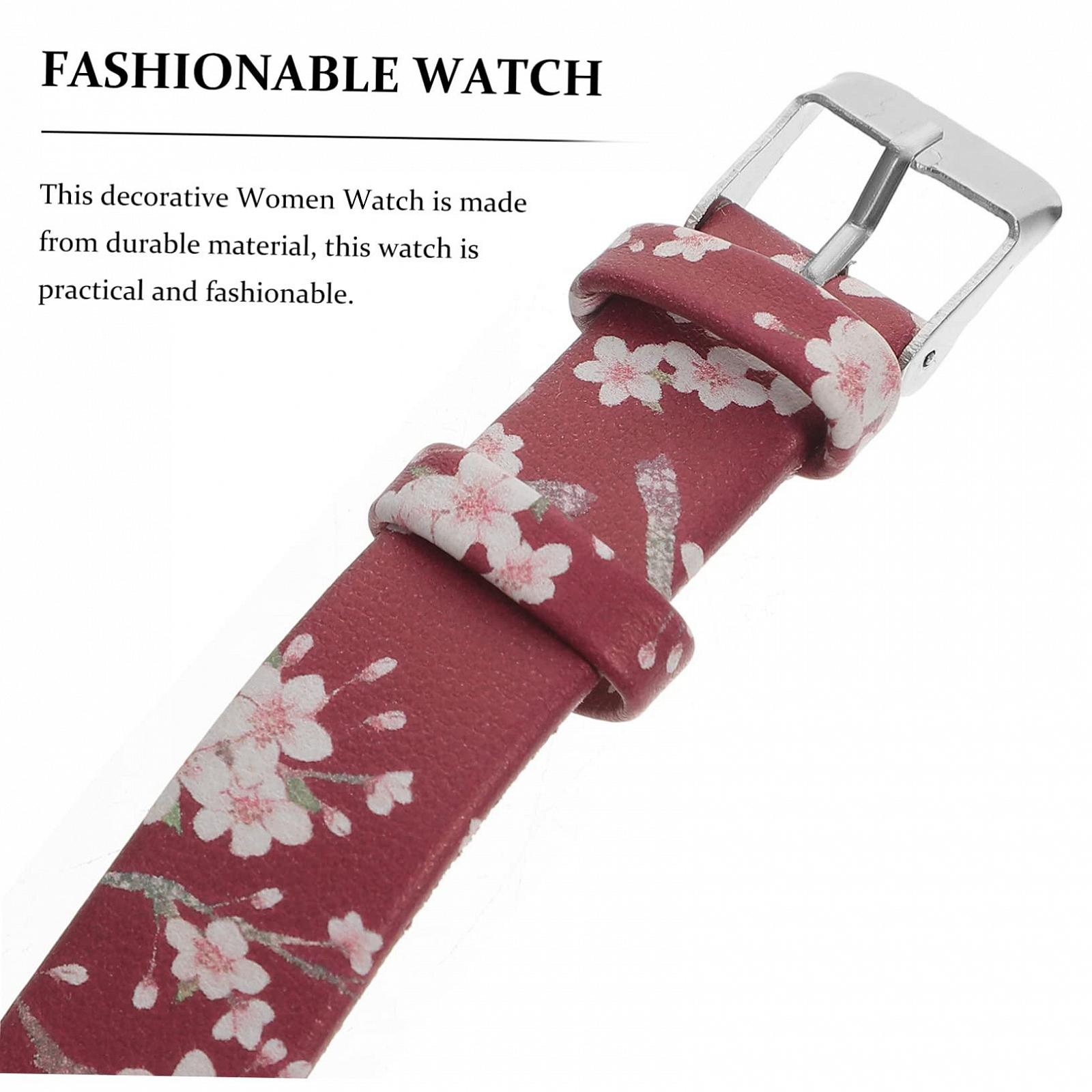 Годинник LIFKOME Золотий Жіночий Червоне Скло, фото №3