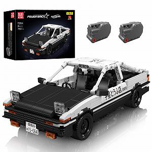 Конструктор Mould King Technik AE86 Super Car Clamping Building Blocks 15064 Технический Гоночный автомобиль Большой набор с возвратным мотором для взрослых и подростков (790 деталей) - Фото 1