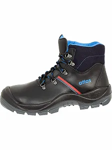 Робочі черевики Atlas Anatomic Bau 500, клас: EN ISO 20345:2011 S3, 49, чорний synthetic.ua - Фото 1