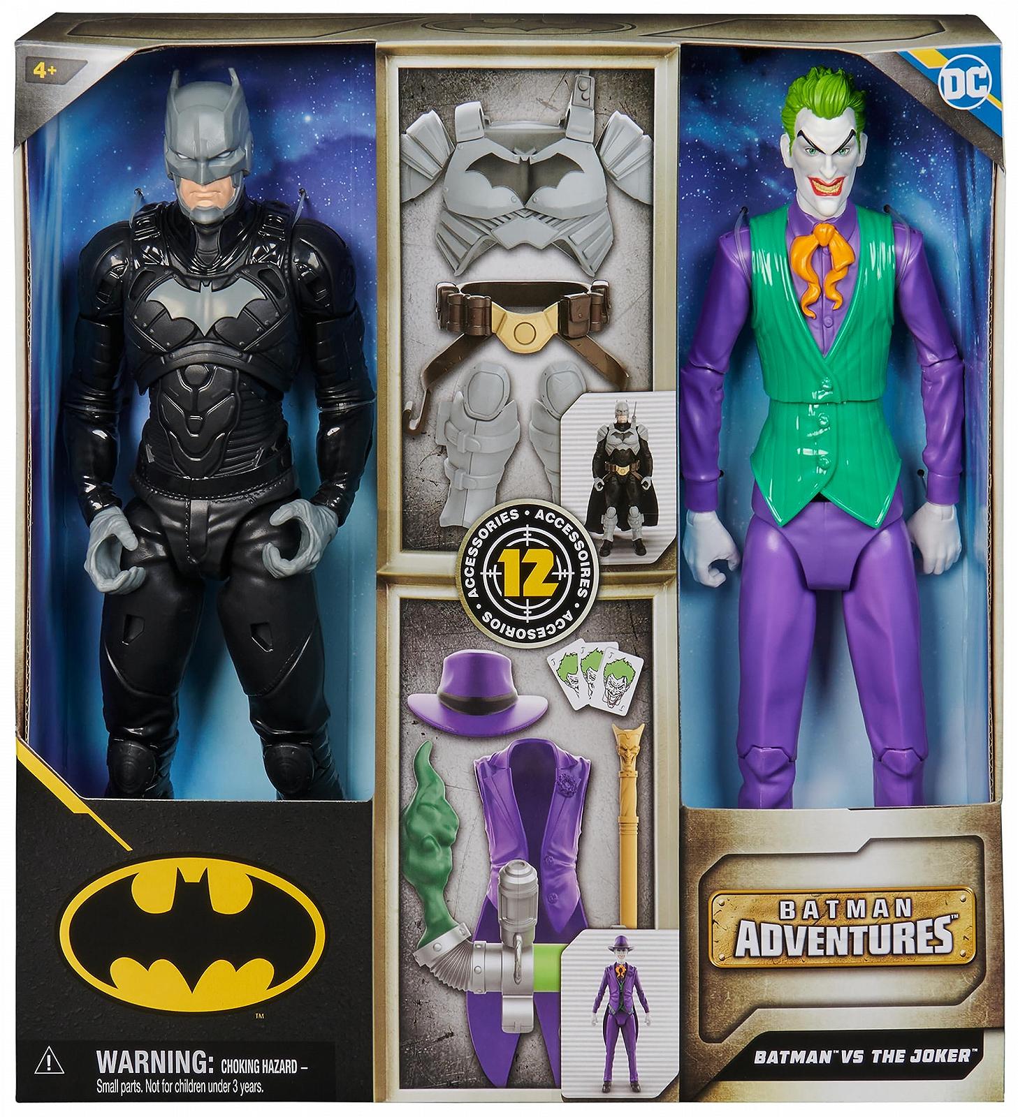Набір фігурок DC Batman Adventures Бетмен проти Джокера, 30 см, 2 рухомі фігурки, 12 аксесуарів, фото №11