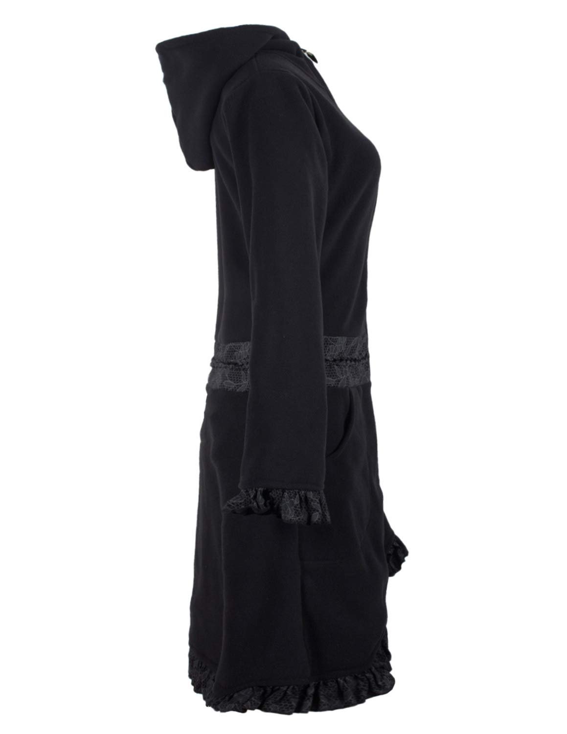 Пальто Elf Vishes из флиса с капюшоном и рюшами, фото №3 Пальто Elf Vishes из флиса с капюшоном и рюшами, фото №3