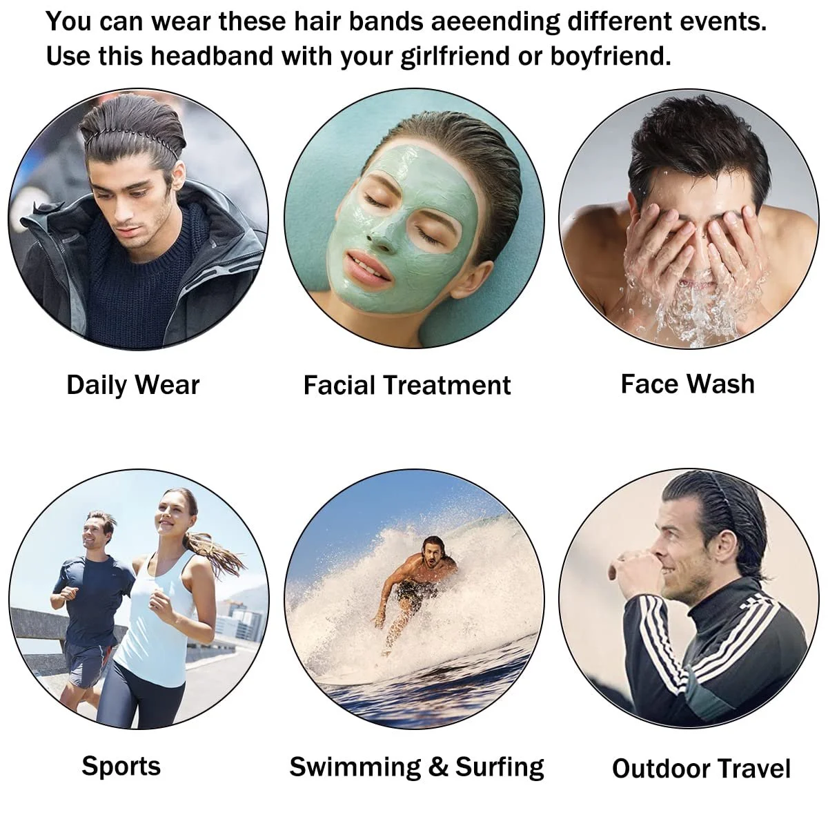 Металлическая Обруч на Главу Унисекс, фото №7