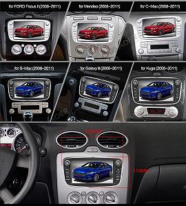 Штатна Автомагнітола Camecho для Ford Mondeo/S-Max/C-Max/Galaxy / 7" / Сенсорна / 2/64 GB / Android 13 / Apple CarPlay / Android Auto / Wi-Fi - GPS - Bluetooth / USB / 2DIN synthetic.ua - Фото 1