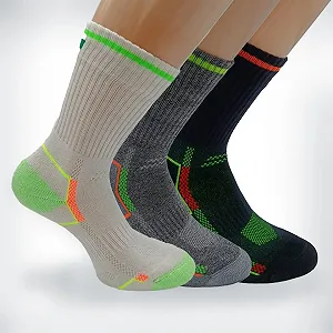 Спортивні шкарпетки з бамбуку та бавовни (3 пари) synthetic.ua - Фото 1