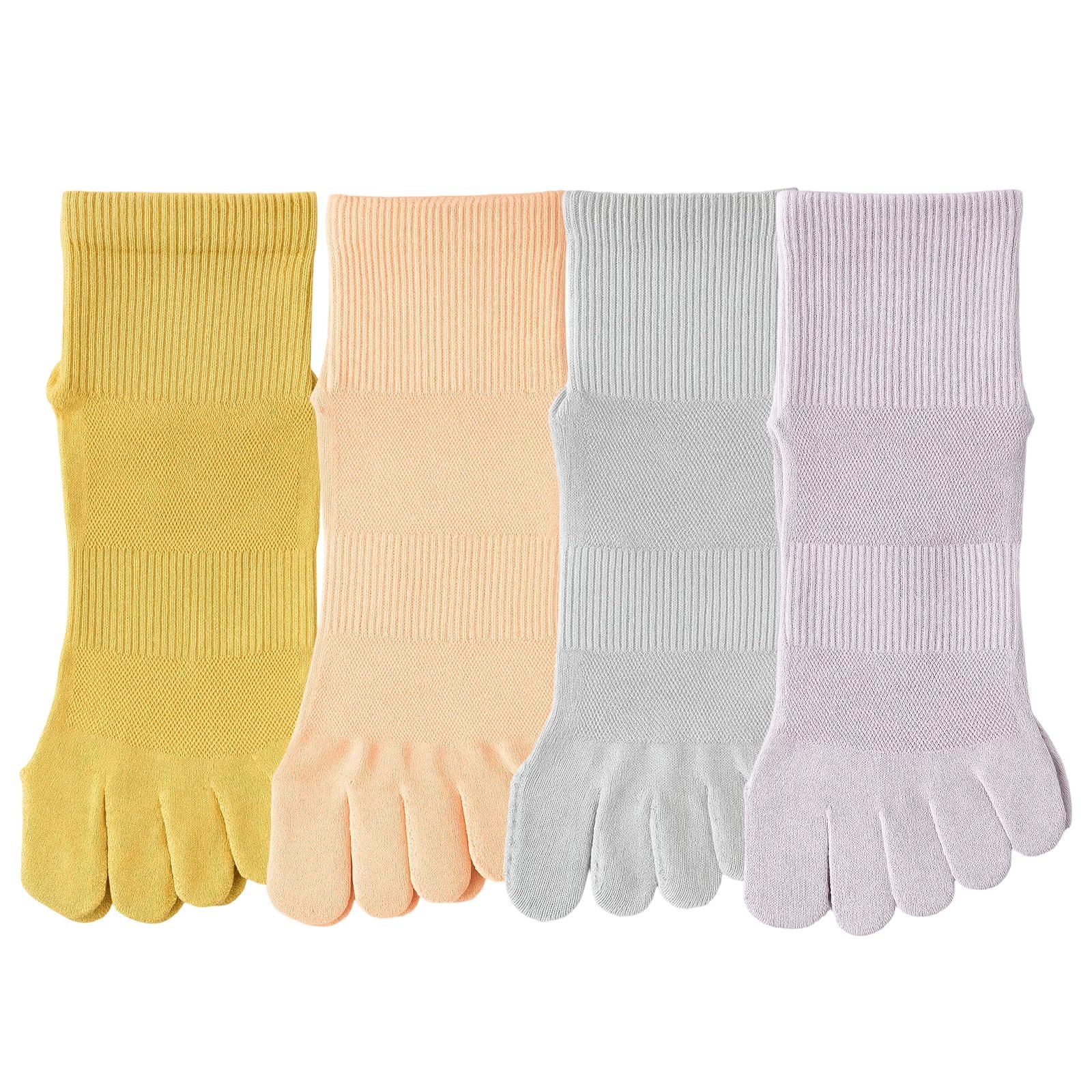 Женские носки для пальцев ног Хлопковые 4 пары Размер 39-42, фото №1