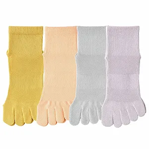 Жіночі шкарпетки для пальців ніг Бавовняні 4 пари Розмір 39-42 - Фото 1